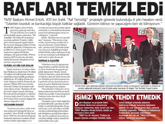 Bugün Gazetesi // 18.11.2009