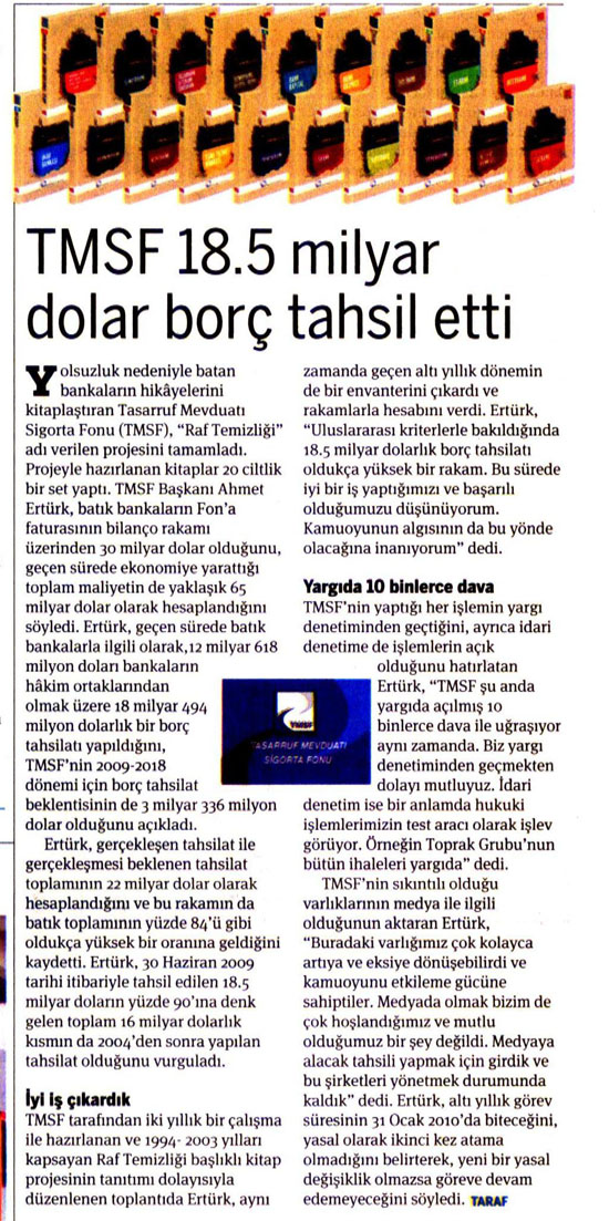 Taraf Gazetesi // 18.11.2009