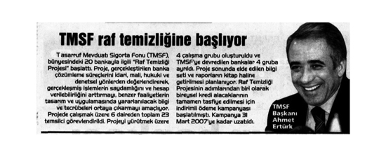 Yeni Şafak Gazetesi // 19.01.2007